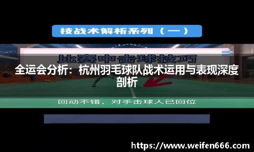 全运会分析：杭州羽毛球队战术运用与表现深度剖析