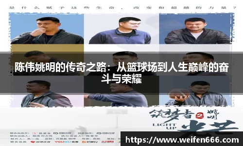 陈伟姚明的传奇之路：从篮球场到人生巅峰的奋斗与荣耀